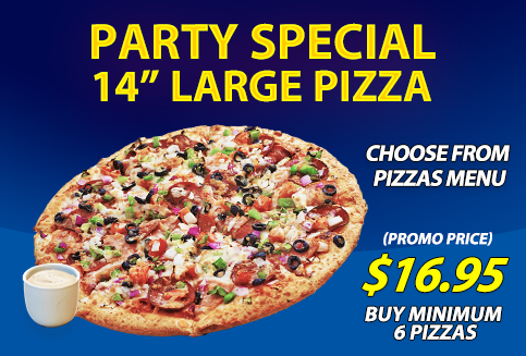 Party Special Pizzas